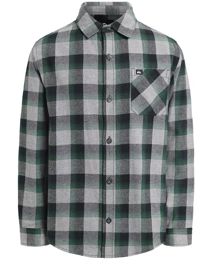 

Мальчиковая фланелевая рубашка Porter 8-20 Quiksilver, серый