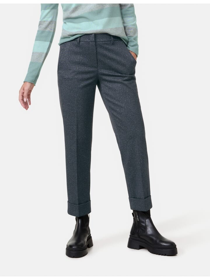 

Тканевые брюки Gerry Weber Freizeit verkürzt, цвет salt and pepper