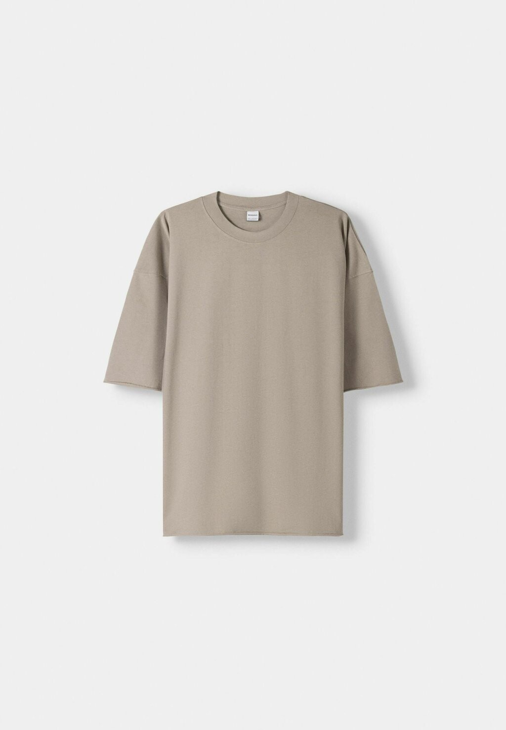 

Базовая футболка SHORT SLEEVE Bershka, коричневый