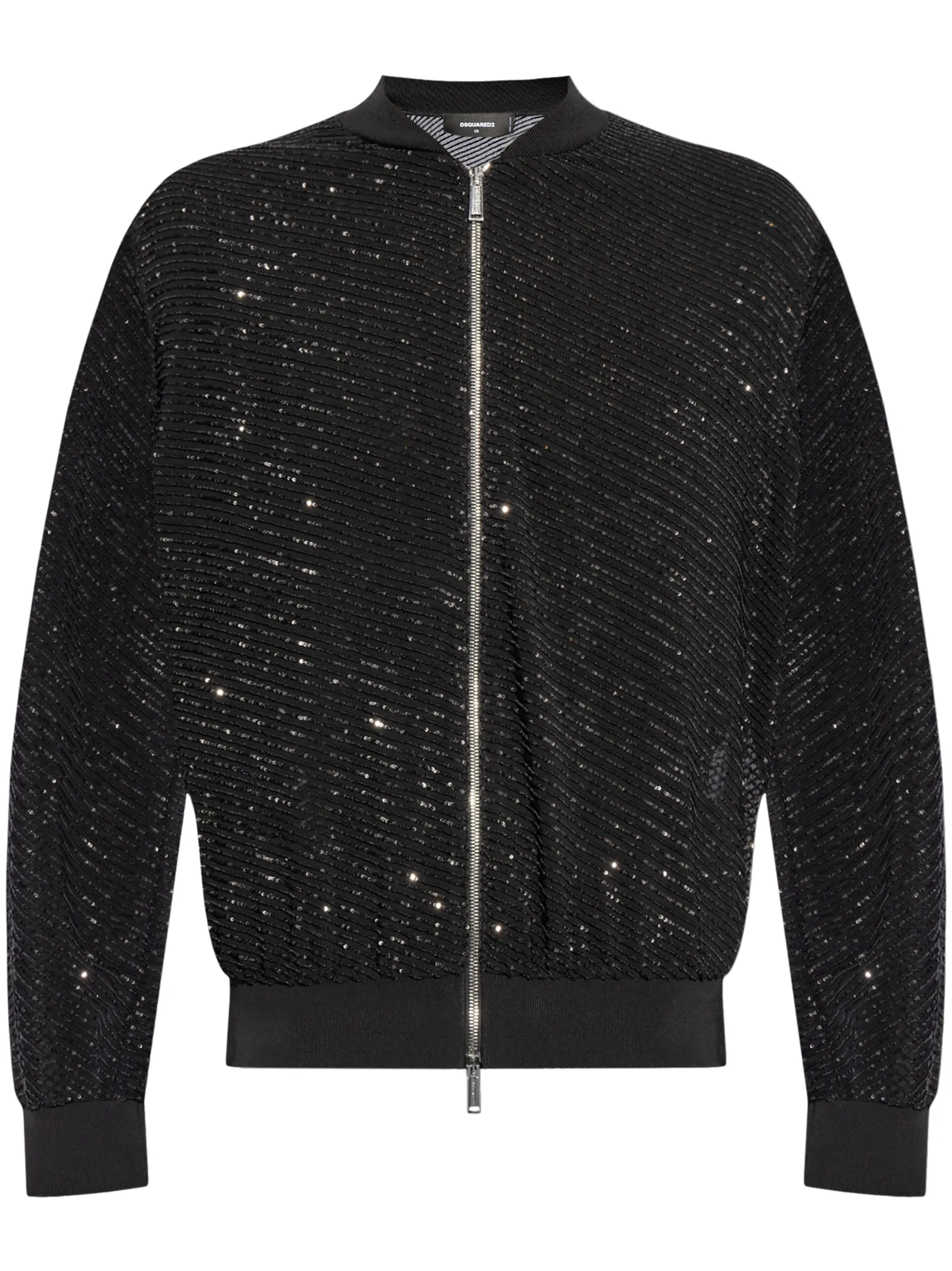 

Бомбер с пайетками Dsquared2, черный