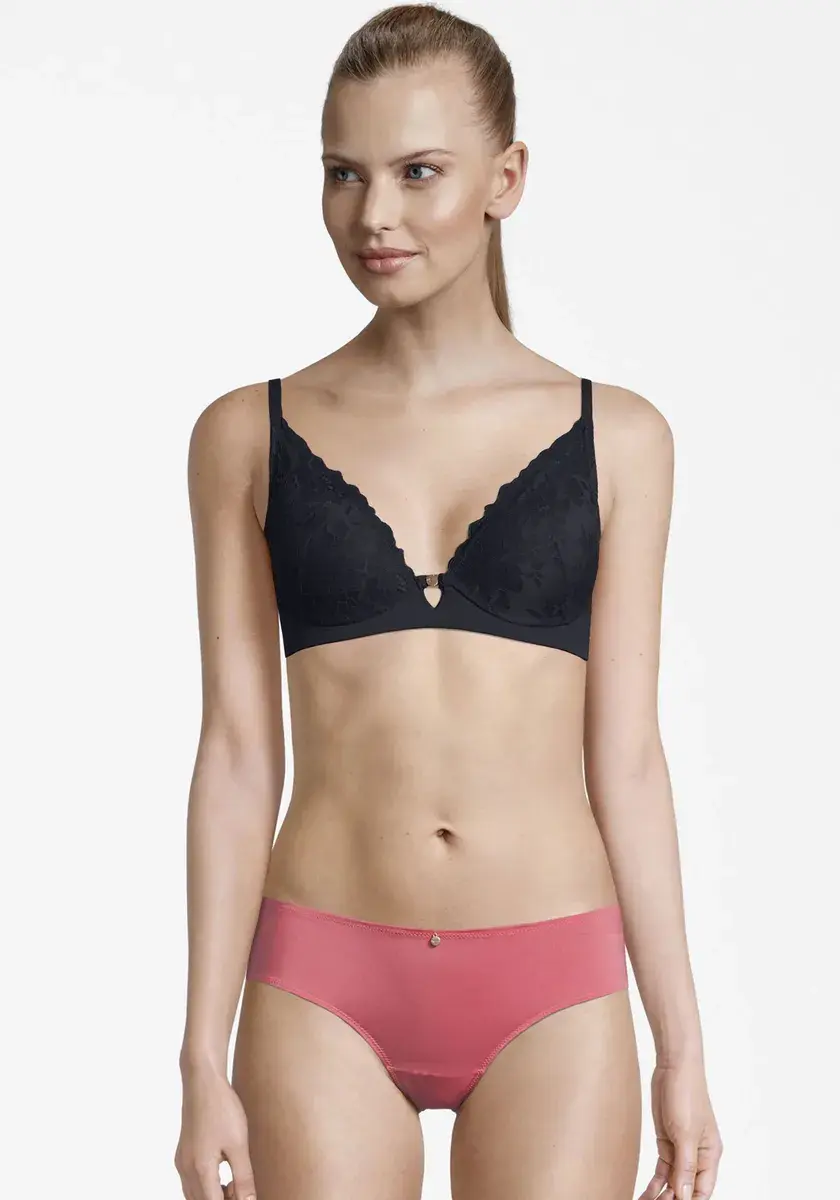 

Бюстгальтер-футболка Tamaris с кружевными деталями - НОВАЯ КОЛЛЕКЦИЯ, черный