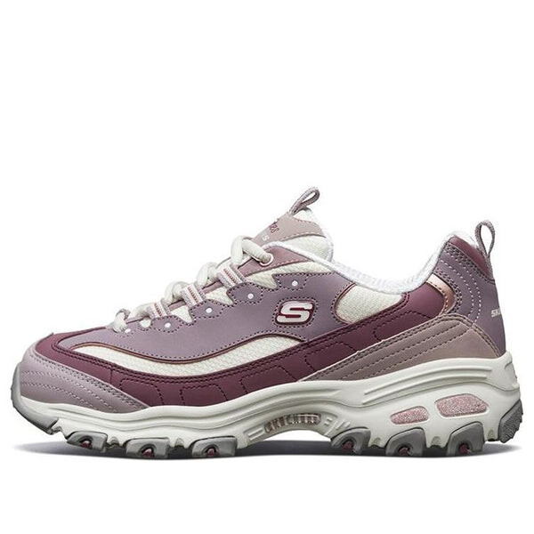 Кроссовки d'lites 1.0 gs purplewhite 'purple white' Skechers, фиолетовый