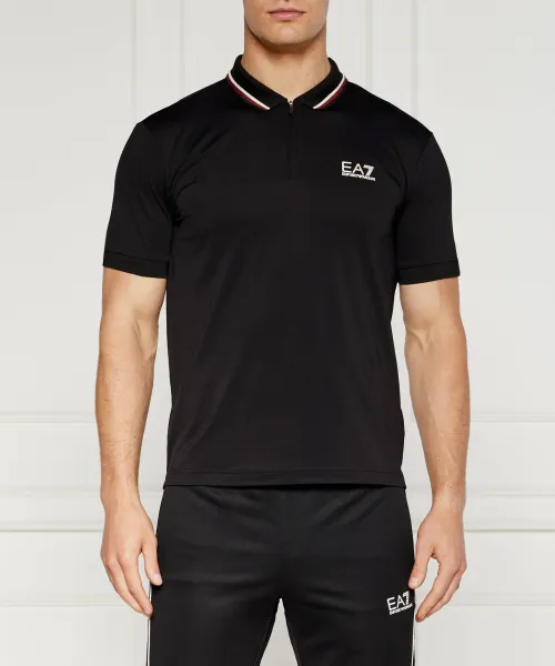 

Футболка поло Slim fit Ea7, черный