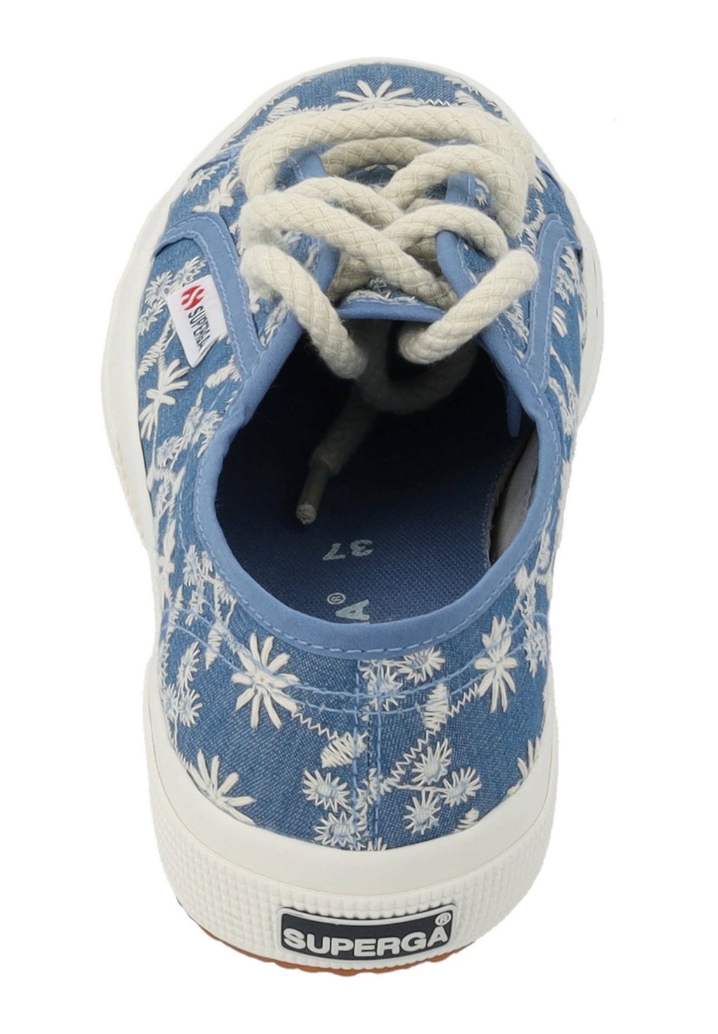 Повседневные туфли на шнуровке Superga, синий — фото 4