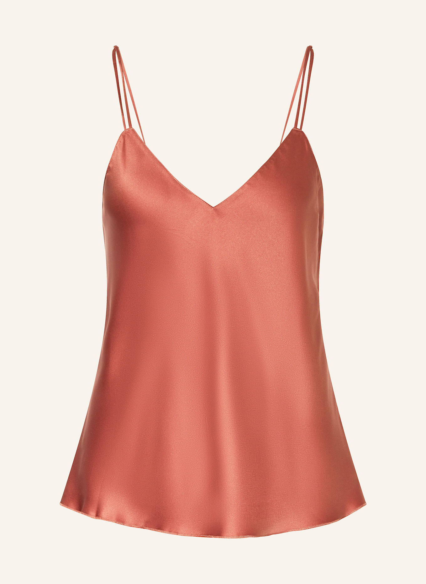 

Топ для сна с атласным блеском из атласа Calvin Klein, красный