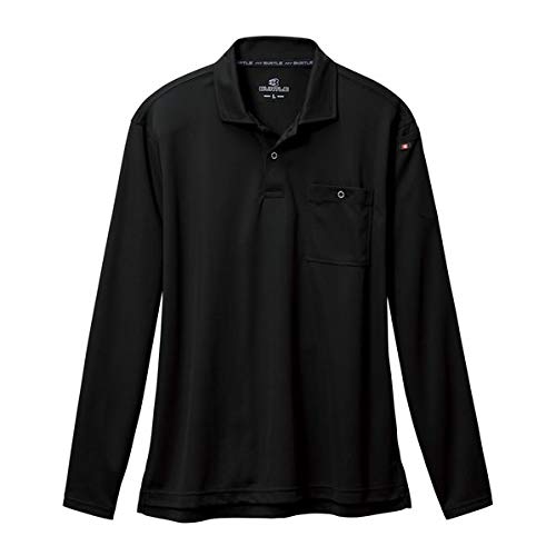 

Поло BURTLE 665 с длинным рукавом, ткань Dry Mesh, пике, влагоотводящая, быстросохнущая, унисекс (короткий рукав, черный), 35.black