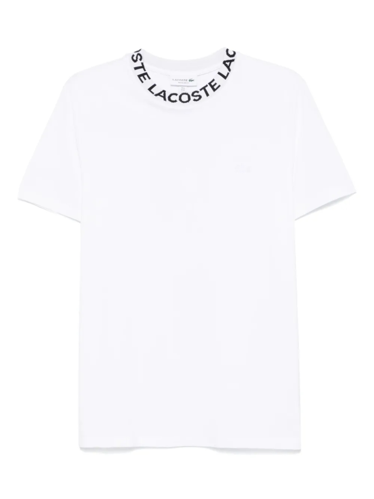 

Футболка пике с жаккардовым логотипом Lacoste, белый