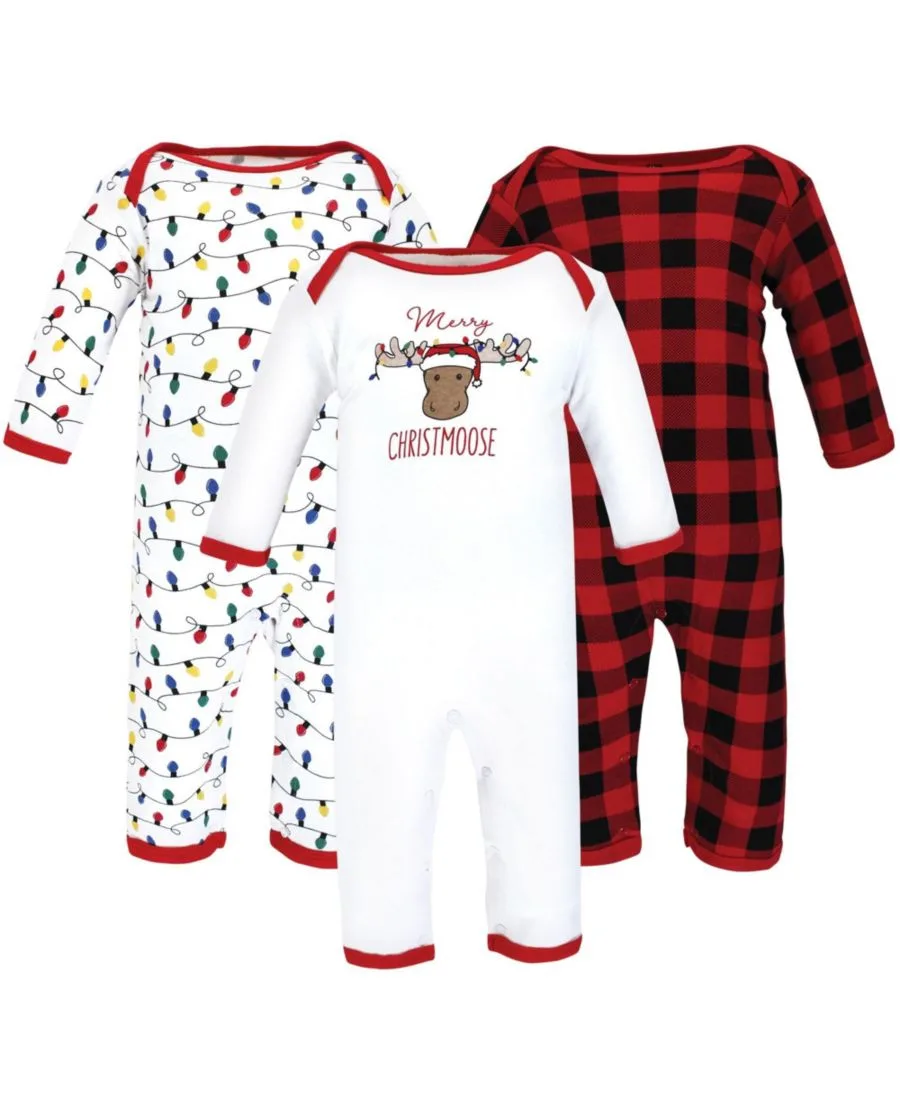 3 комбинезона в упаковке Hudson Baby, Christmoose