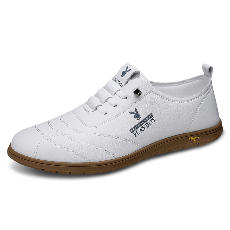 

Туфли мужские Men"s Casual Men Low-Top Playboy, белый