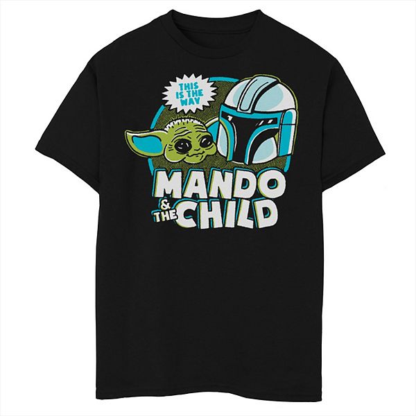

Футболка с ретро-принтом The Mandalorian The Child для мальчиков 8-20 husky Star Wars