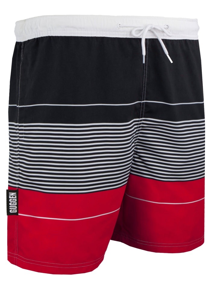 

GUGGEN MOUNTAIN Мужские плавки - быстросохнущие, дышащие, с принтом красного цвета