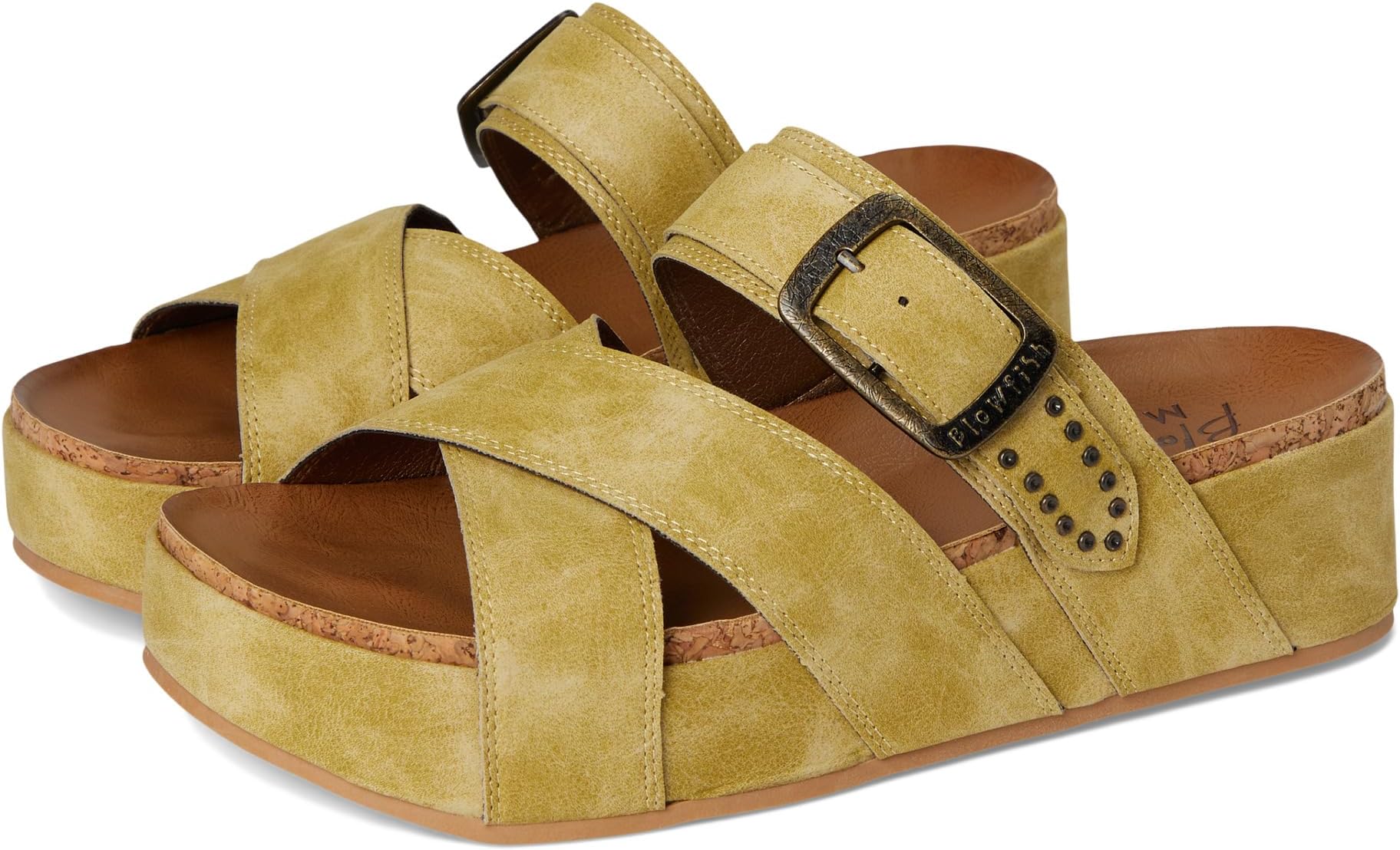 Сандалии Blowfish Malibu Iris, цвет Pistachio Faux Suede