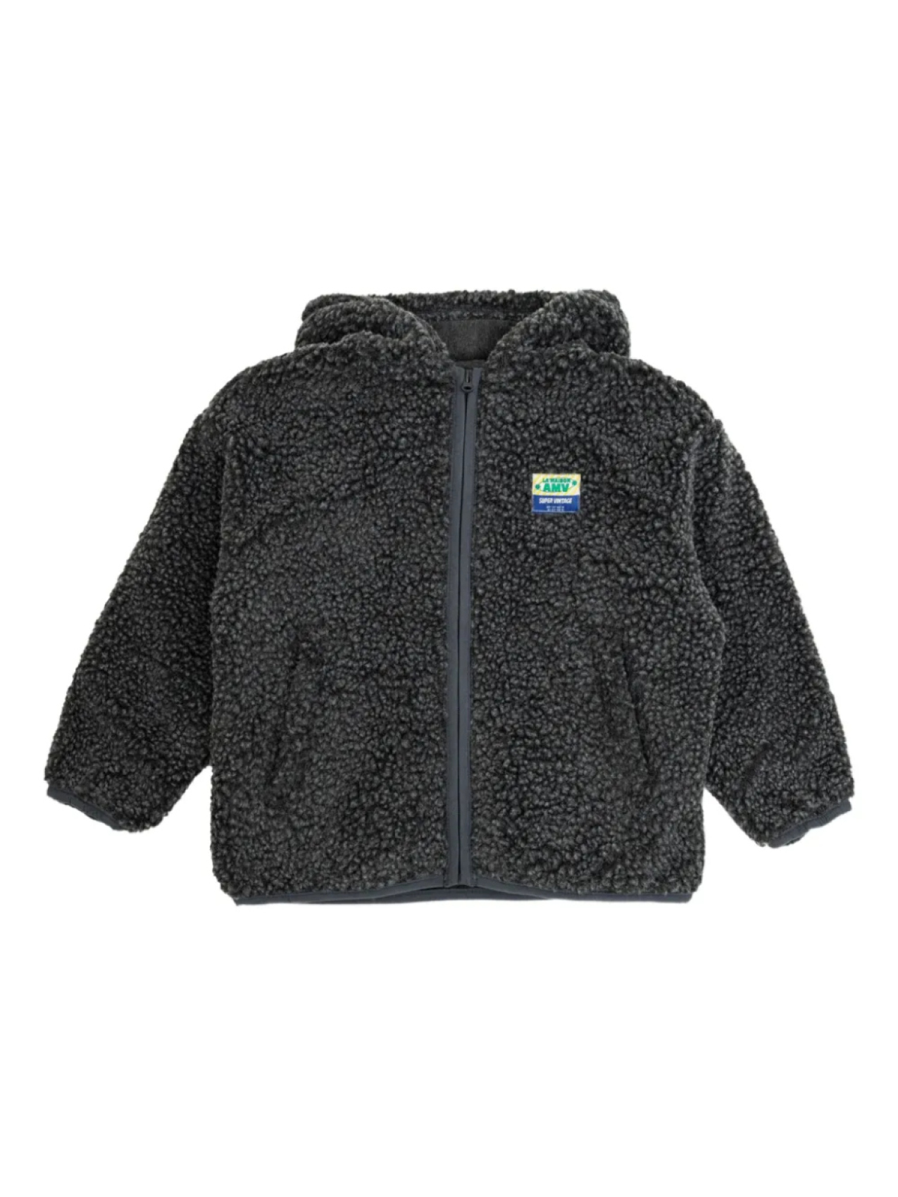 

Флисовая куртка American Vintage Kids, серый