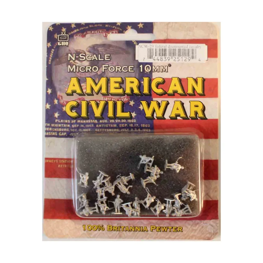 

Федеральная спешенная кавалерия, Micro Force American Civil War Figures - Cavalry (10mm)