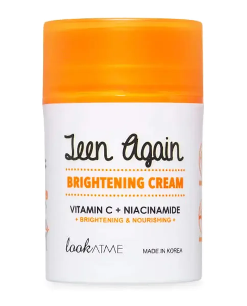 Крем для лица Lookatme — Сияющий с витамином C + ниацинамид Teen Again, 30 мл
