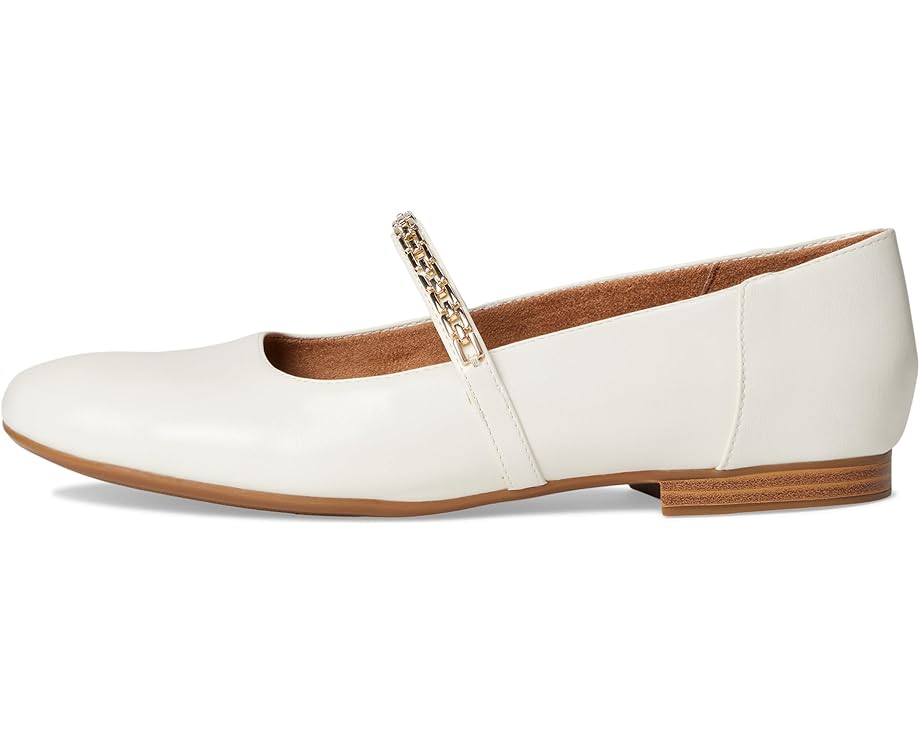 Балетки Naturalizer Kelly Chain, цвет Warm White Faux Leather — фото 4