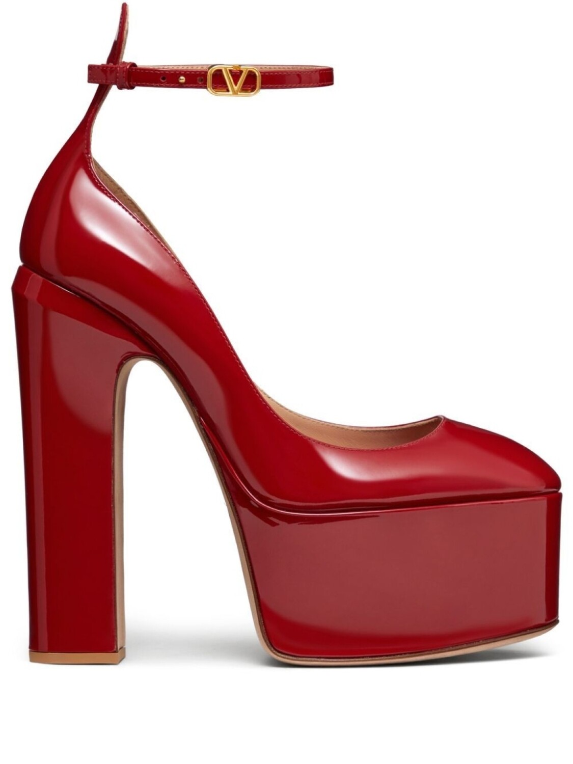 

Valentino Garavani туфли Tan-Go 155 на платформе, красный