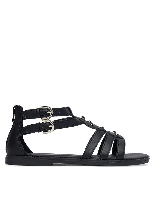 Geox Сандалии Сандалии Jr Sandal Karly J6535D 000BC C9258 D черные