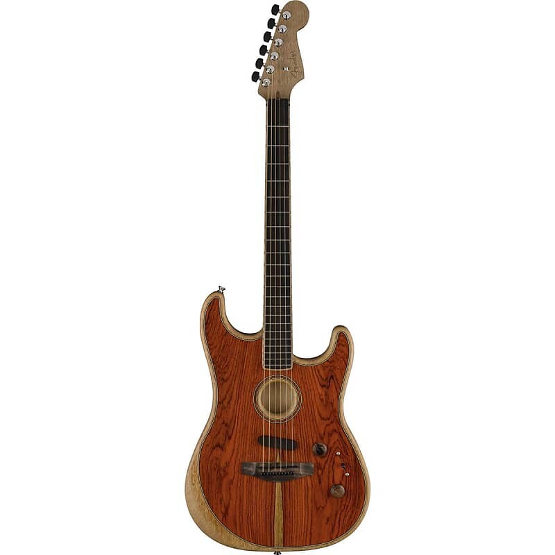 

Акустическая гитара Fender American Acoustasonic Stratocaster Acoustic Guitar, Ebony Fingerboard, Cocobolo