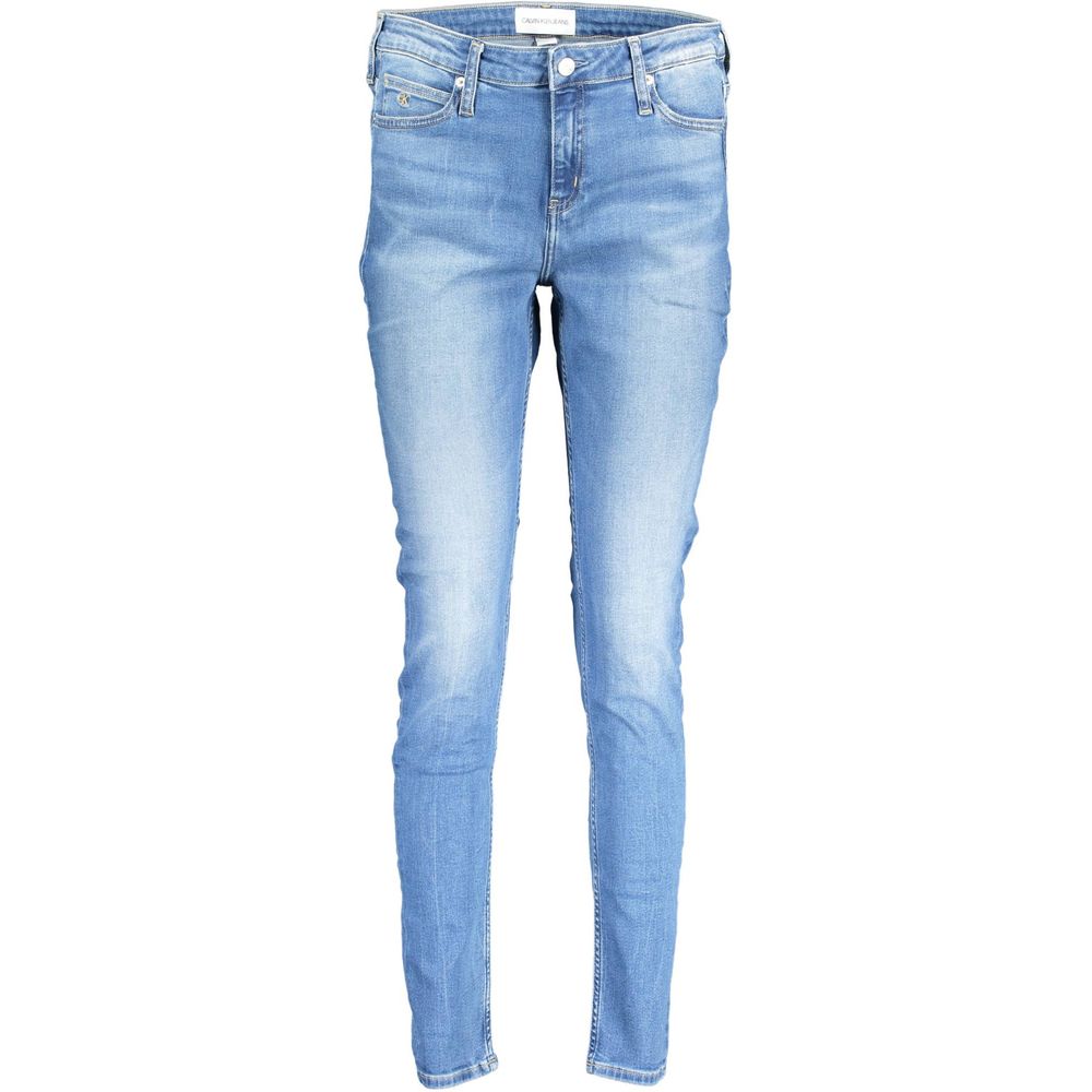 

Синие хлопковые джинсы и брюки Calvin Klein, Blue