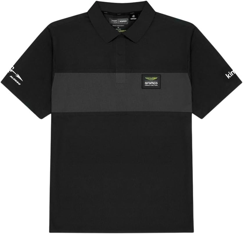 

Футболка-поло Kimoor Aston Martin F1 Team Kimoa, черный