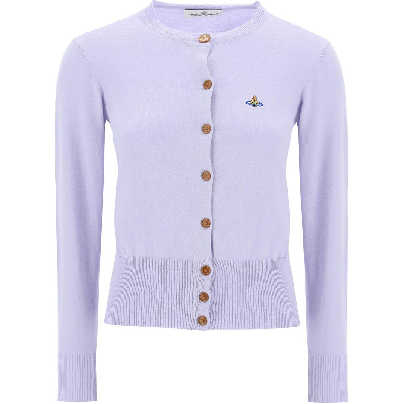 

Кардиган с вышивкой Orb Vivienne Westwood, фиолетовый