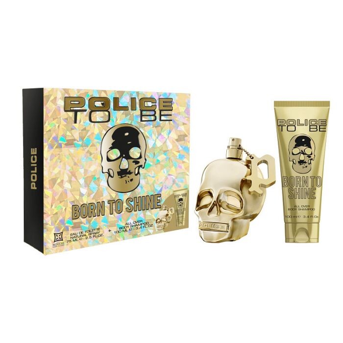 

Мужская туалетная вода Born To Shine Man EDT Estuche Police, EDT 75ML+Champú 100ML