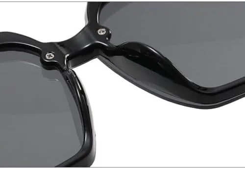 

Солнцезащитные очки в форме многоугольной квадратной буквы 2027 для женщин и мужчин, для вождения автомобиля, с пластиковой оправой, солнцезащитные очки MTZJH, Gray