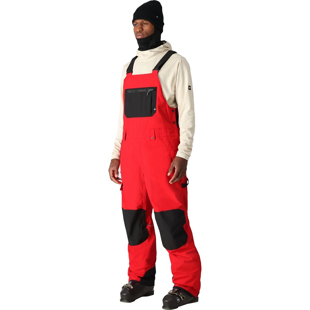 

Горячие лыжные брюки с подтяжками Hot Lap 20K Shell Bib Pant 686, красный