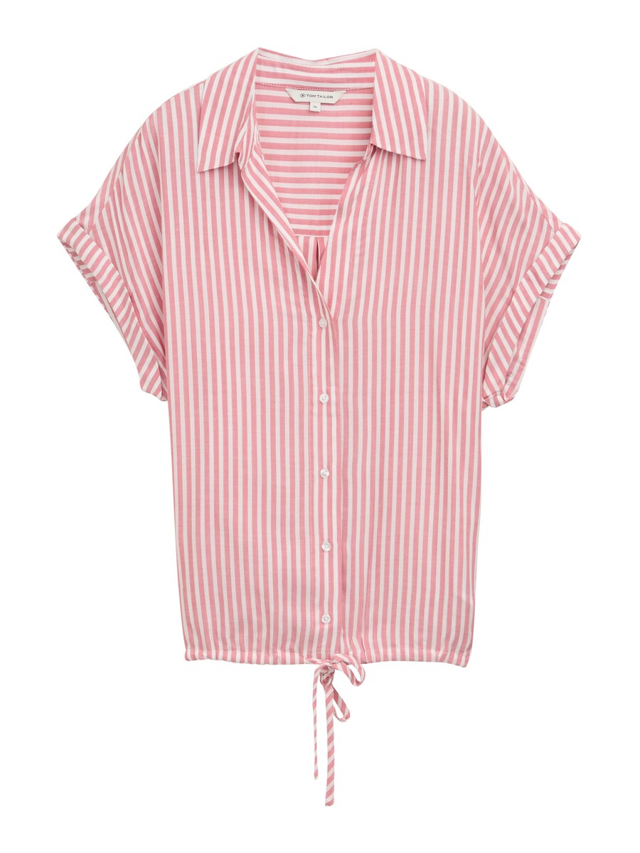 

Блуза TOM TAILOR, цвет Pastel red/White