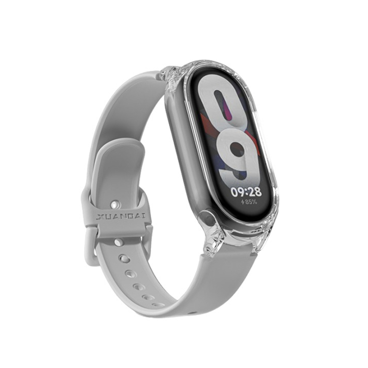 

IBOANN Часы Strap Xiaomi Compatibility Silicone Material, Light Gray