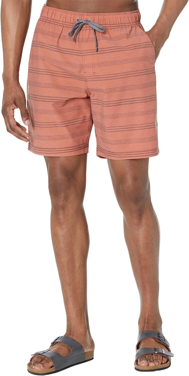 

Плавки Prana Metric E, цвет Red Clay Stripe