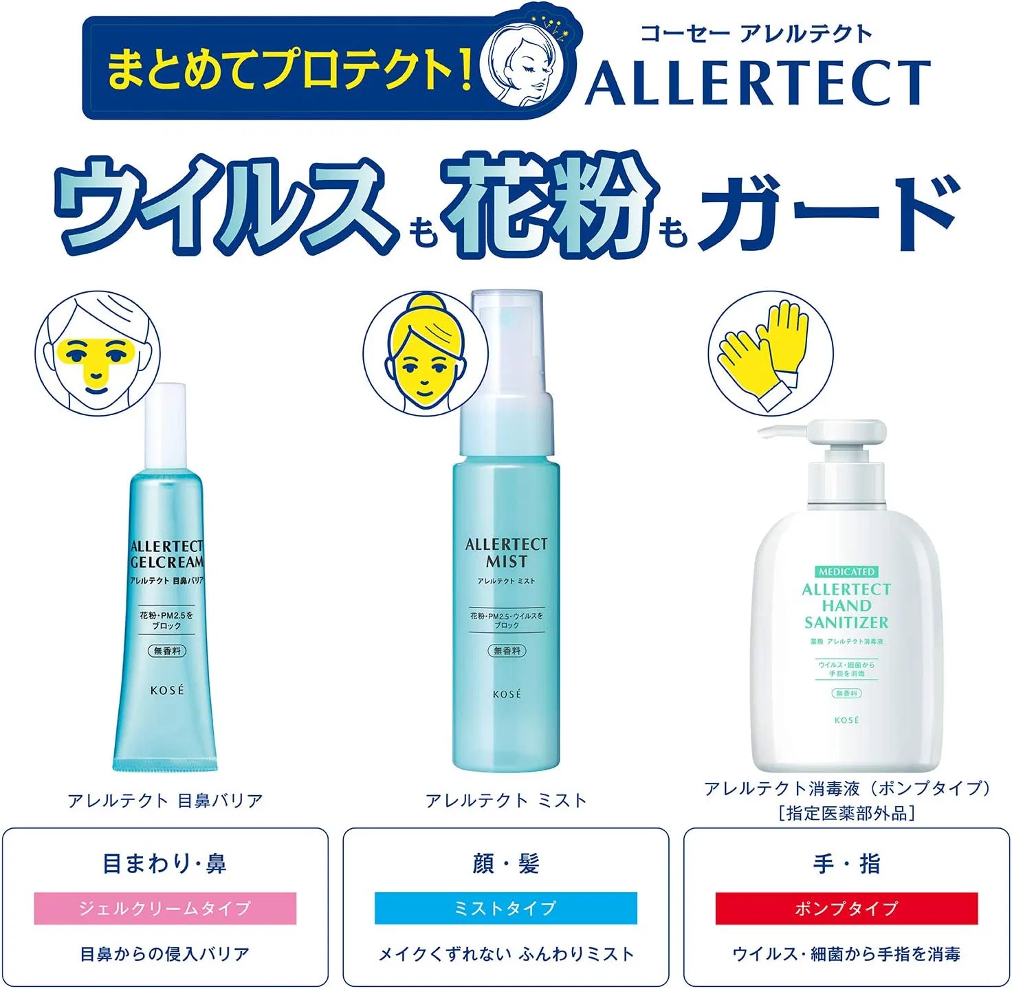Спрей для лица и волос Kose Cosmenience Allergetect Mist 50 мл — фото 3
