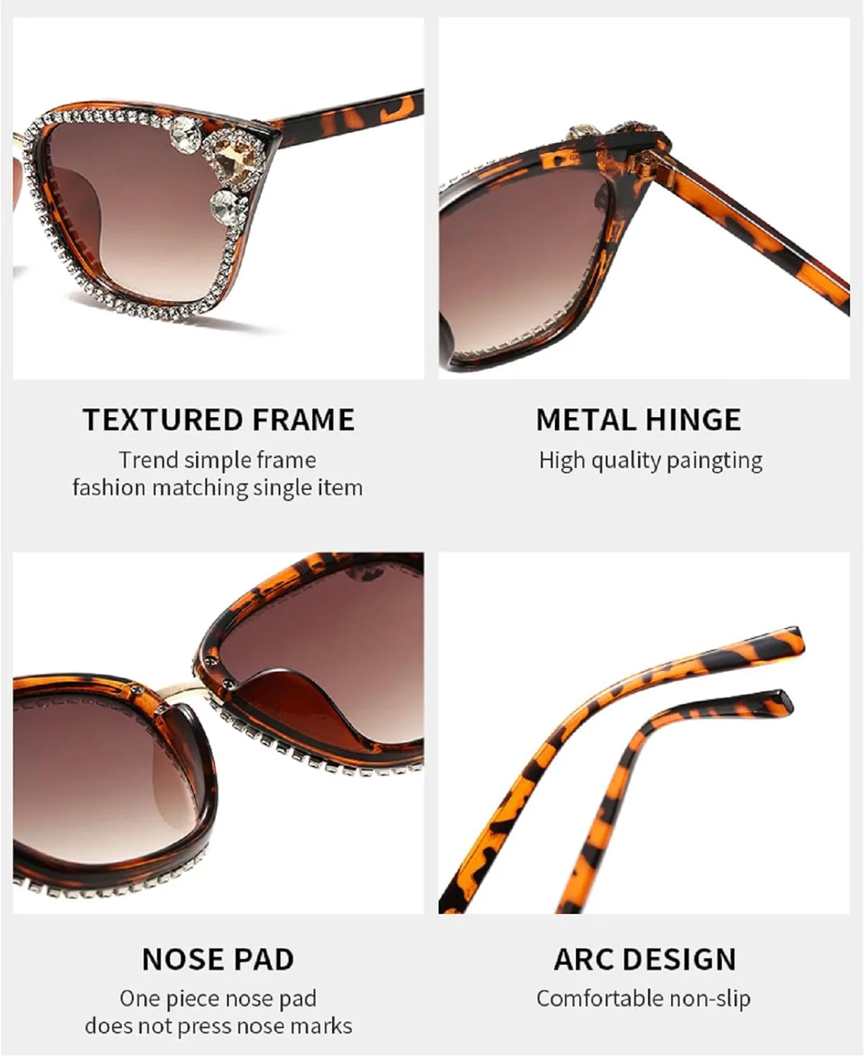 

Винтажные солнцезащитные очки с блестками и стразами, модные женские солнцезащитные очки с бриллиантами, стильные праздничные очки для женщин mincl, Blue