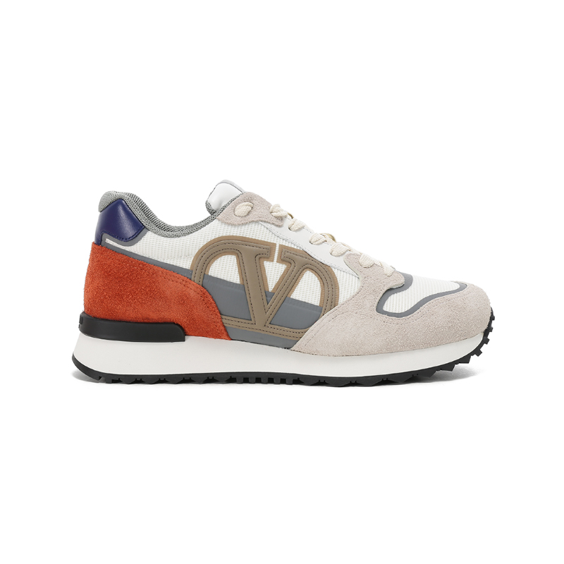 Vlogo PACE Кроссовки мид-топ повседневные мужские белый светло-серый Valentino, белый светло-серый мультиколор — фото 2