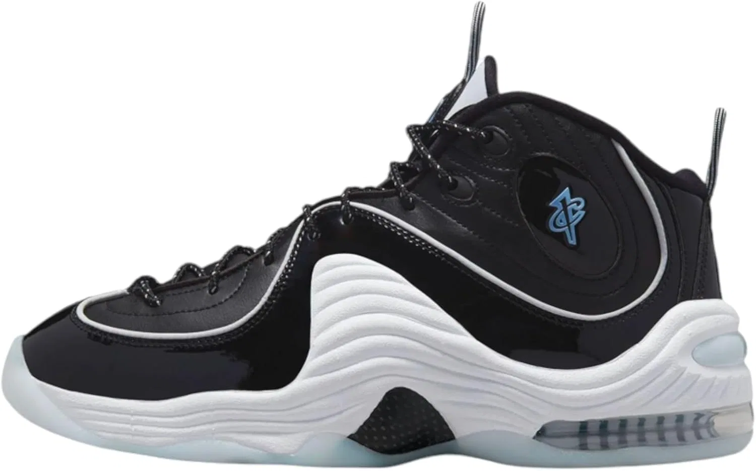 Кроссовки Nike Air Penny II унисекс, Black White Football Grey Multi Color
