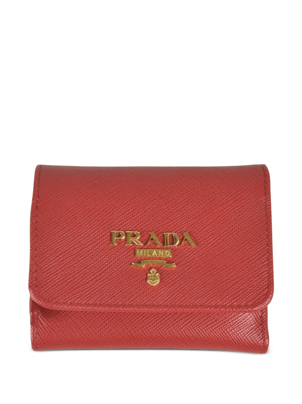

Кошелек с логотипом Prada, красный