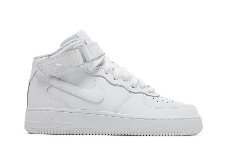 

Кроссовки Nike Air Force 1 Mid LE GS, белый, Серый, Кроссовки Nike Air Force 1 Mid LE GS, белый