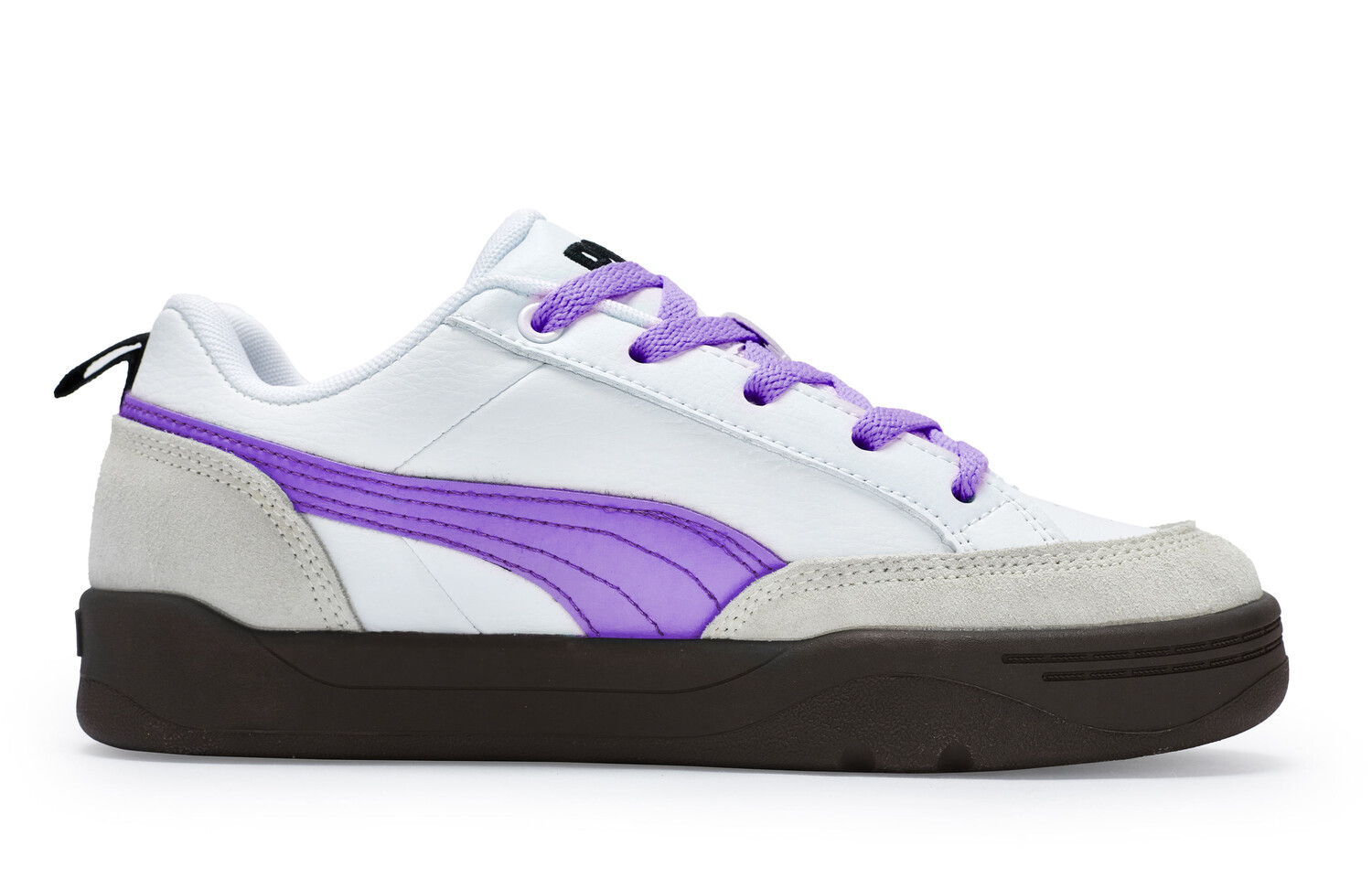 Кроссовки Puma Park Lifestyle Skateboarding Shoes Unisex Low-top Gray/purple/white, белый/серый/фиолетовый — фото 3