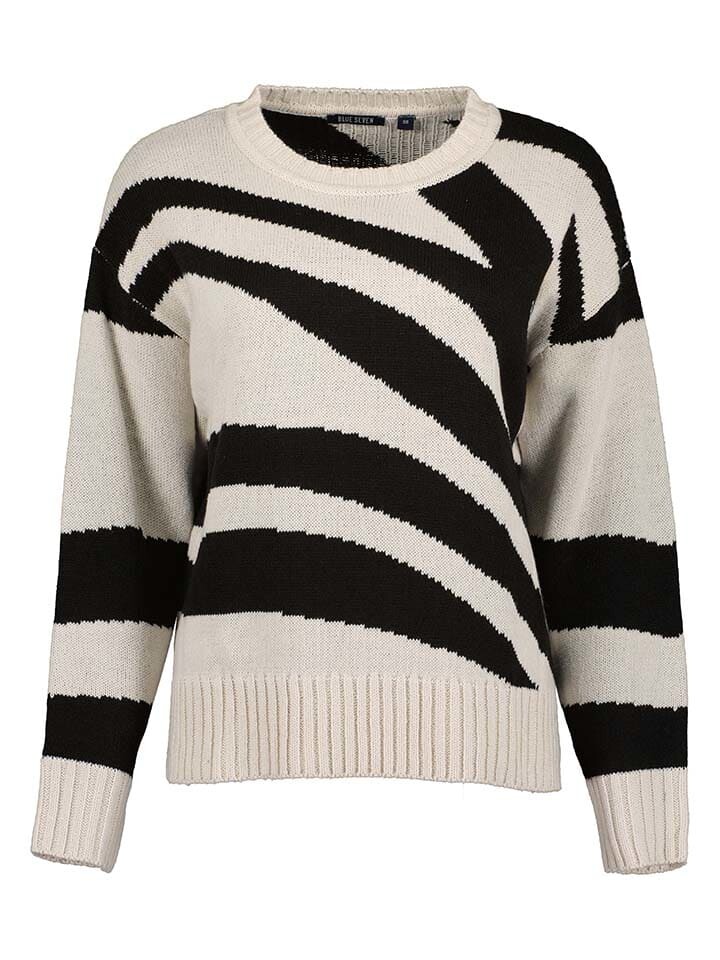 

Пуловер Blue Seven Pullover, цвет Creme/Schwarz