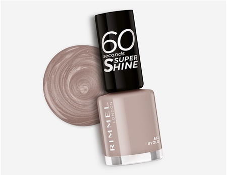 Лак для ногтей Rimmel 60 Seconds Super Shine, 561 #YOLO 8 ml — фото 4