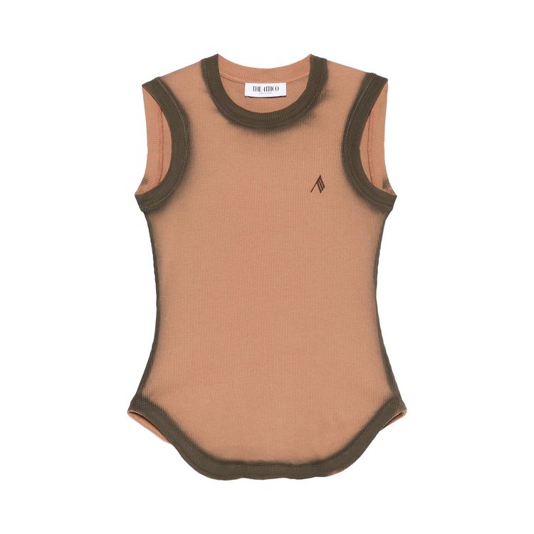

Топ The Attico Reese Tank Top 'Faded Terracotta', желто-коричневый