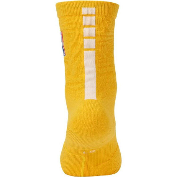 Носки Nike NBA Los Angeles Lakers City Edition Socks 'Yellow', желтый — фото 3