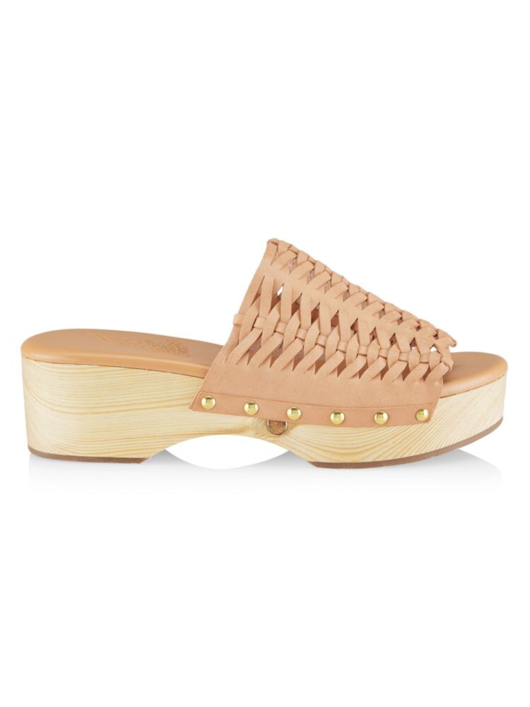 

Плетеные кожаные сандалии-сабо Ancient Greek Sandals, цвет Natural