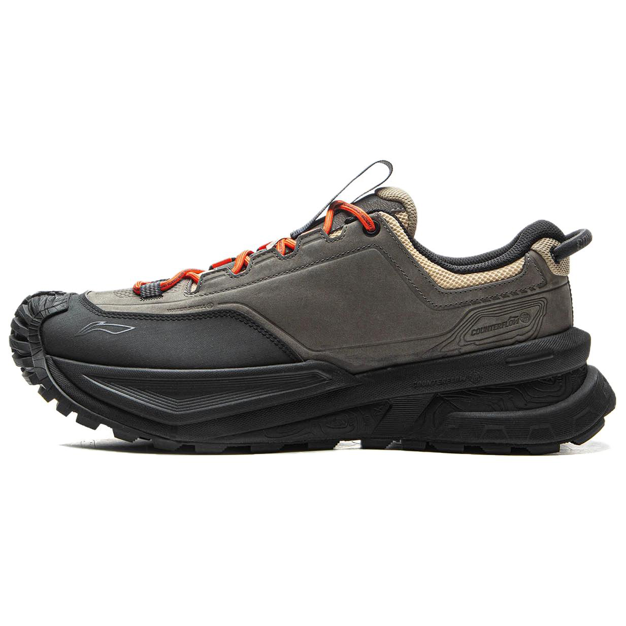 

Водонепроницаемые кроссовки Outdoor CF Tracing Support Low top для походов унисекс LINING, серый/черный