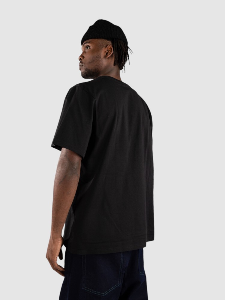 Футболка adidas Skateboarding Nightvision T-Shirt, black/legink/hazora — фото 2