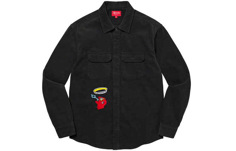

Осень/Зима 21 Рубашка унисекс Supreme, фиолетовый
