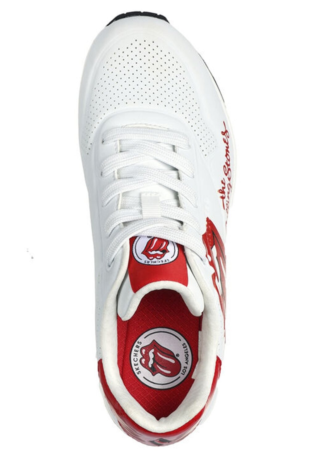 Низкие кроссовки Uno Rolling Stones Single 183102 Skechers, цвет wrd white red — фото 3