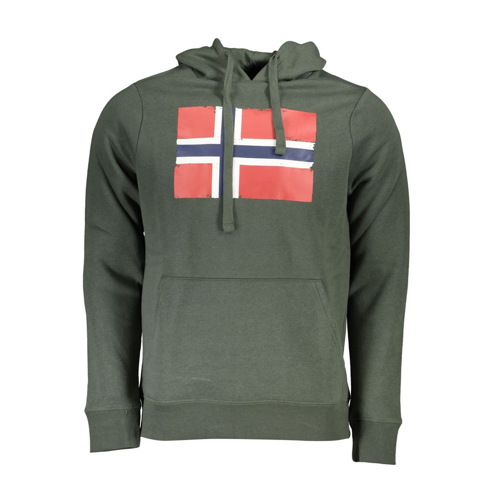 

Зеленый хлопковый свитер Geographical Norway