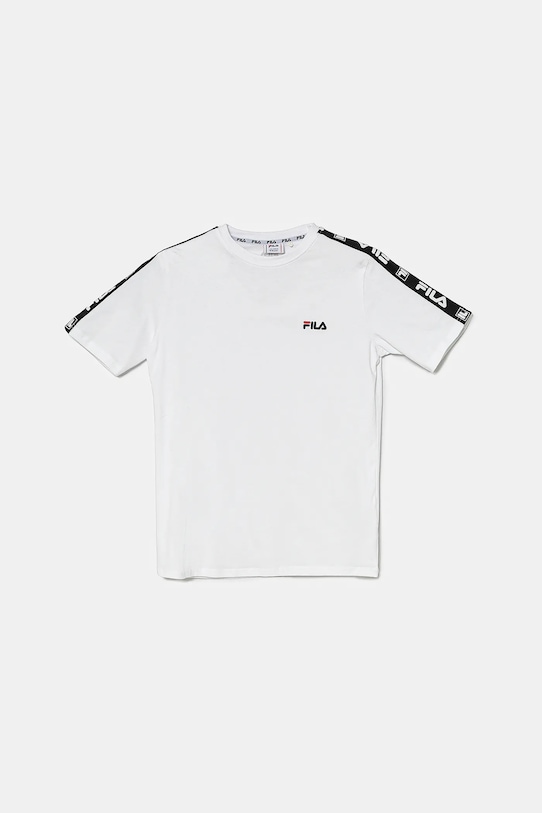 

Детская хлопковая футболка IDELBERG Fila, белый